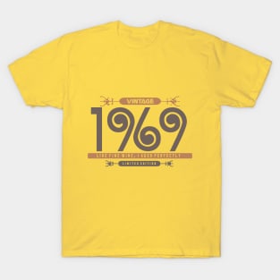 51st Birthday T-Shirt - Vintage 1969 T-Shirt